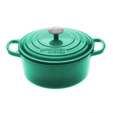 Eden Green 4.2L Cast Iron Dutch Oven